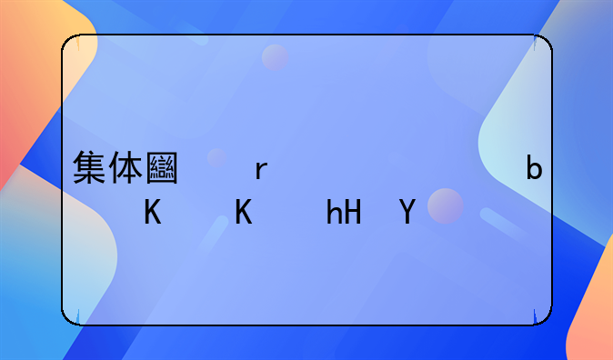 集体土地入市是什么意思